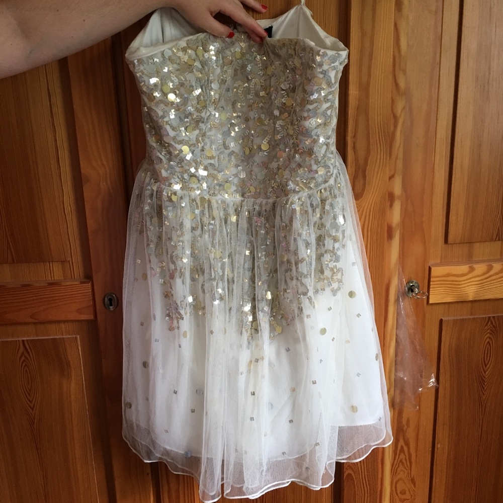 Adrianna Papell Strapless Dress